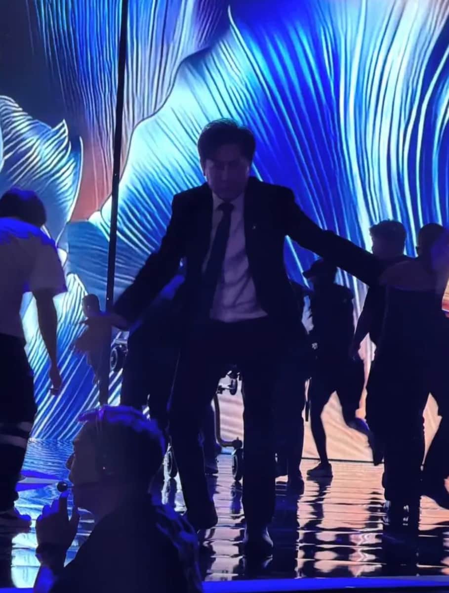 Nawat Itsaragrisil jumped from his seat and ran to help the 28-year-old model.