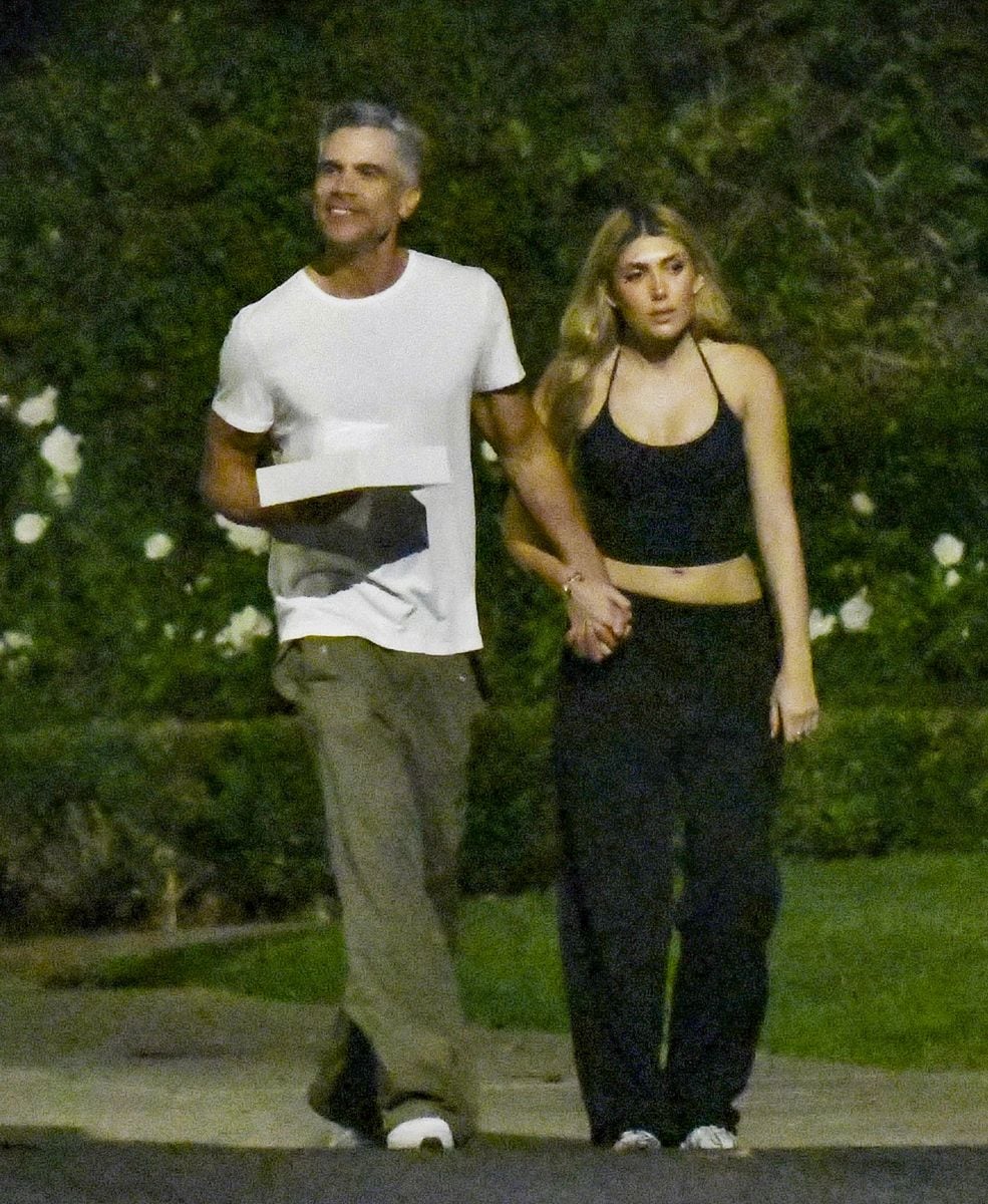 He was all smiles with his new boo