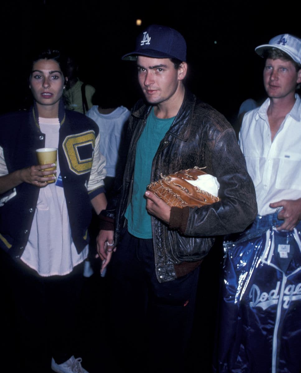 Dolly Fox and Charlie Sheen