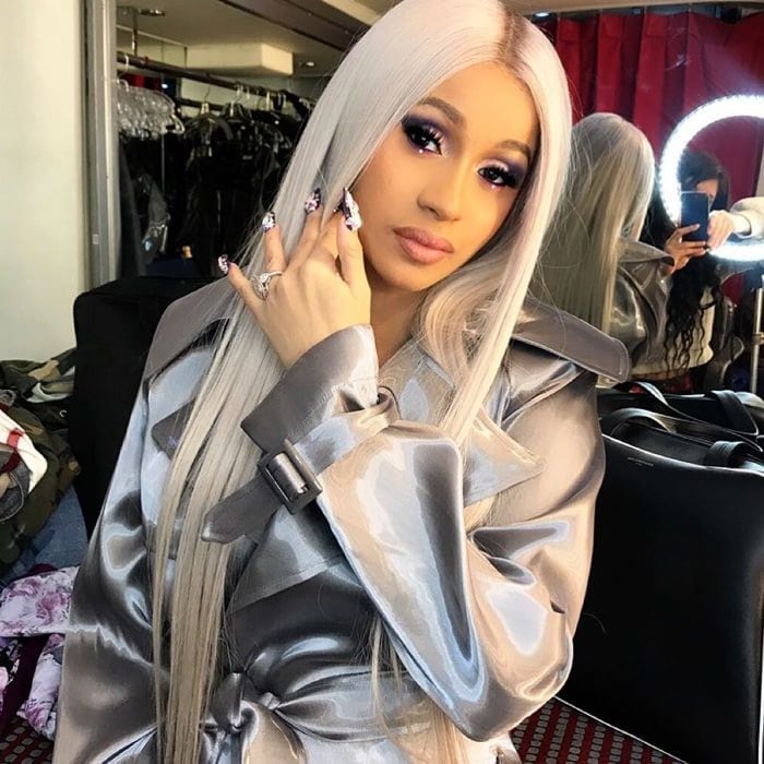 Cardi B makeup