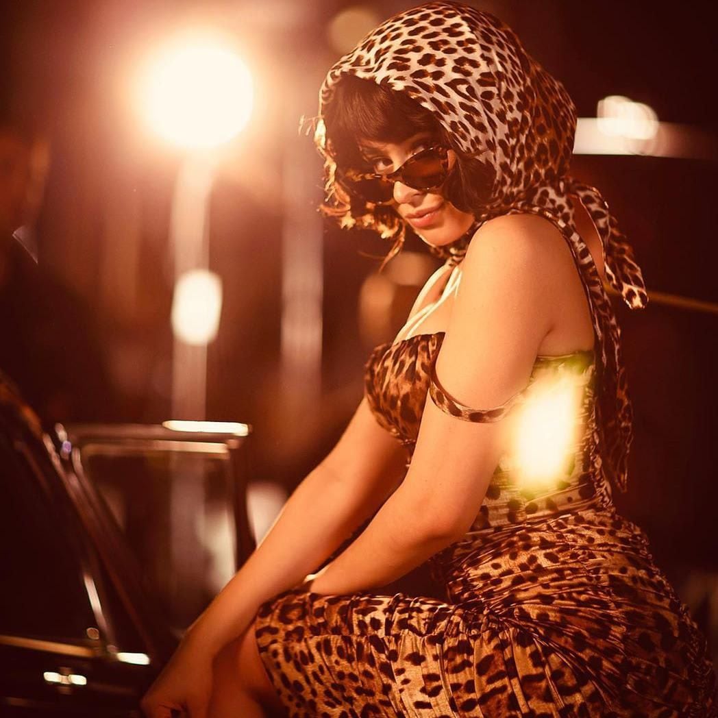 Camila Cabello posing with shorter hair for new video