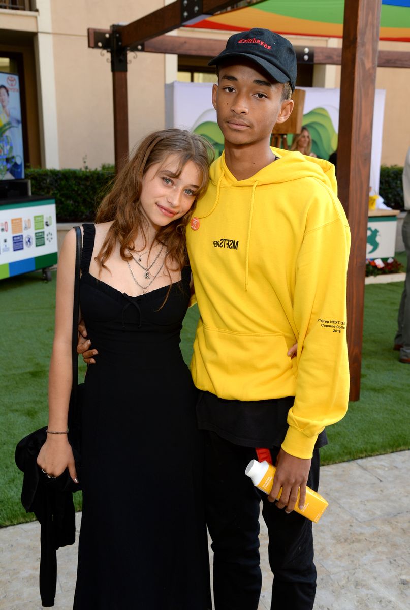 Before her big break, Odessa dated Jaden Smith