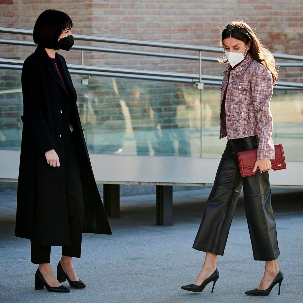 Queen Letizia of Spain Arrives At A Meeting With Women Scientists and Entrepreneurs