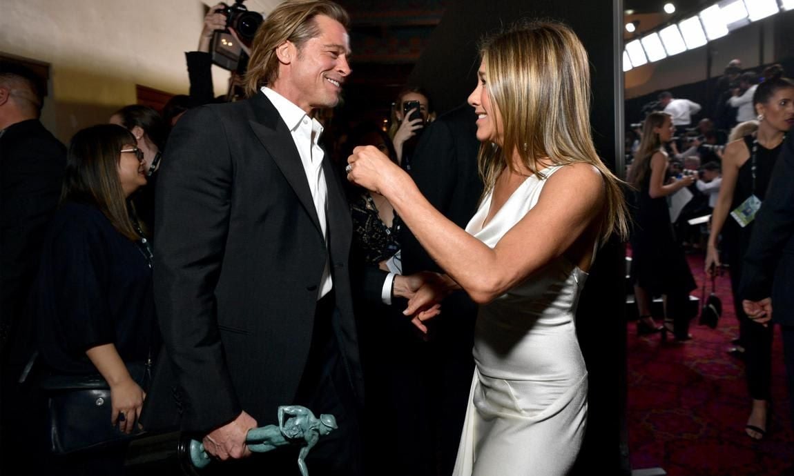 Brad Pitt and Jennifer Aniston at the SAG Awards