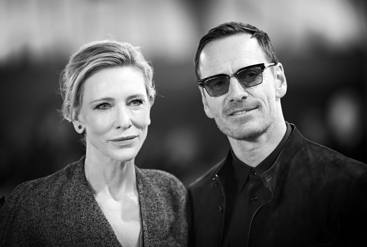 Fassbender is promoting his film "Black Bag," which premiered in theaters this March 12 and stars Cate Blanchett