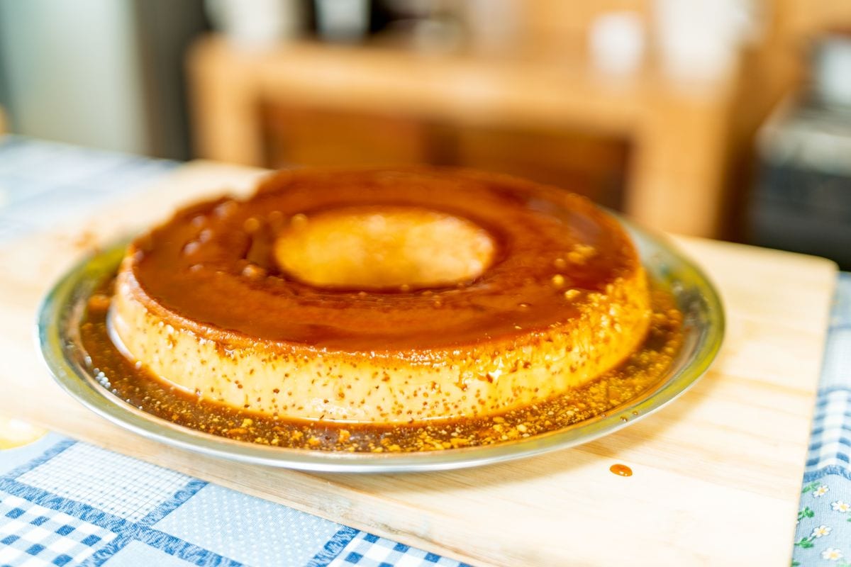 
Flan is a creamy caramel custard that has become a Cuban classic. 