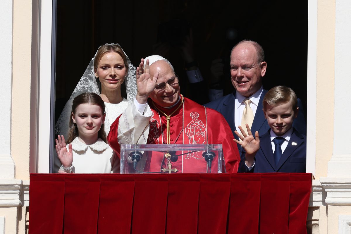 Albert described himself and Charlène as “deeply moved” by the pontiff’s news.