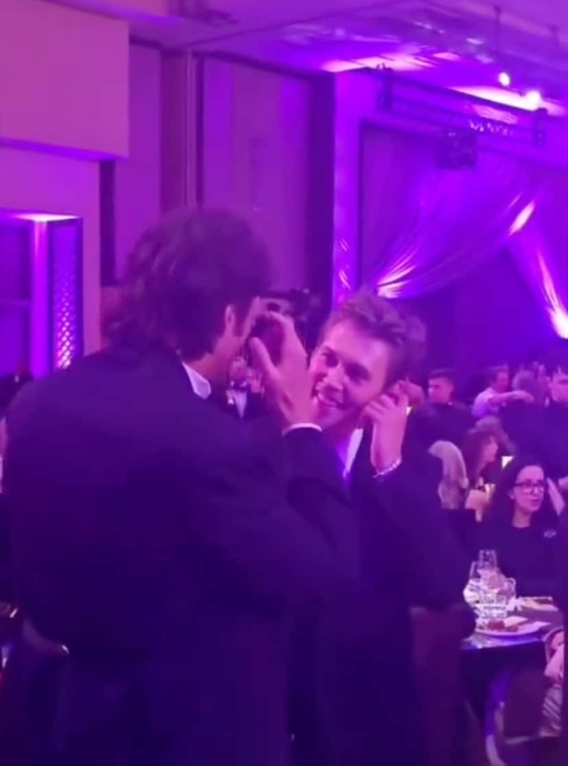 Austin Butler and Jacob Elordi, were spotted sharing a lighthearted moment at the 16th Governors Awards