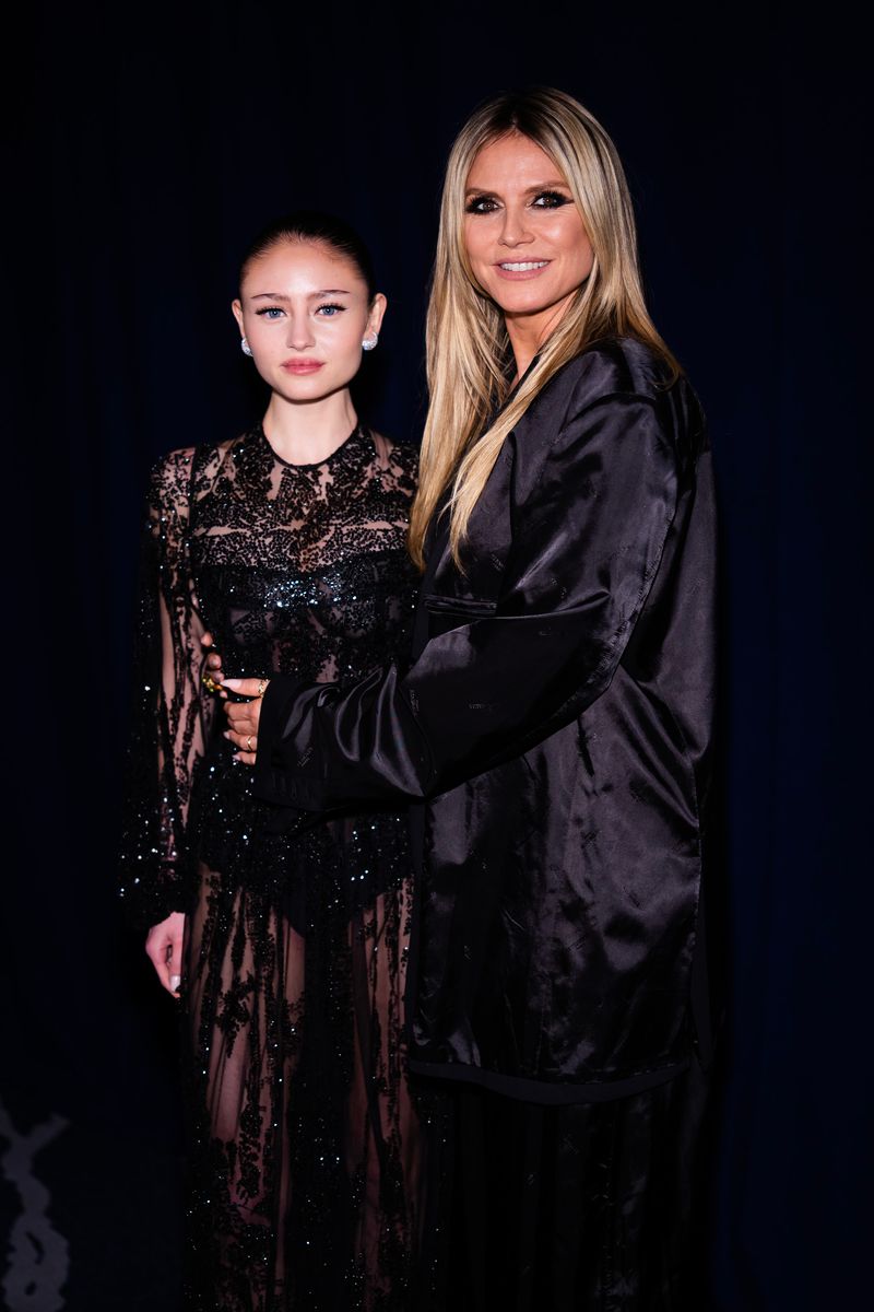 NEW YORK, NEW YORK - MAY 01: Leni Klum (L) and Heidi Klum attend The King's Trust 4th Annual Global Gala at Casa Cipriano on May 01, 2025 in New York City. (Photo by TheStewartofNY/FilmMagic)