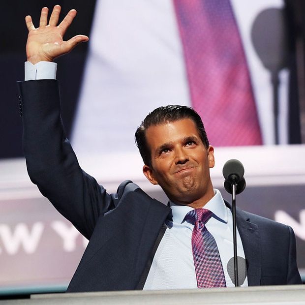 Donald Trump Jr. spoke on behalf of his father at the Republican convention.
<br>
Photo: Joe Raedle/Getty Images