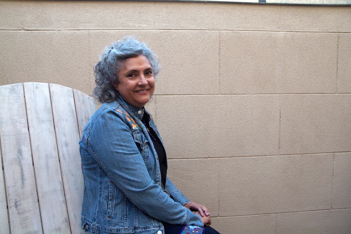 Portrait of Mexican writer Laura Esquivel