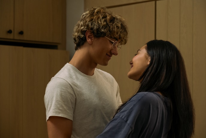 Gavin Casalegno and Lola Tung