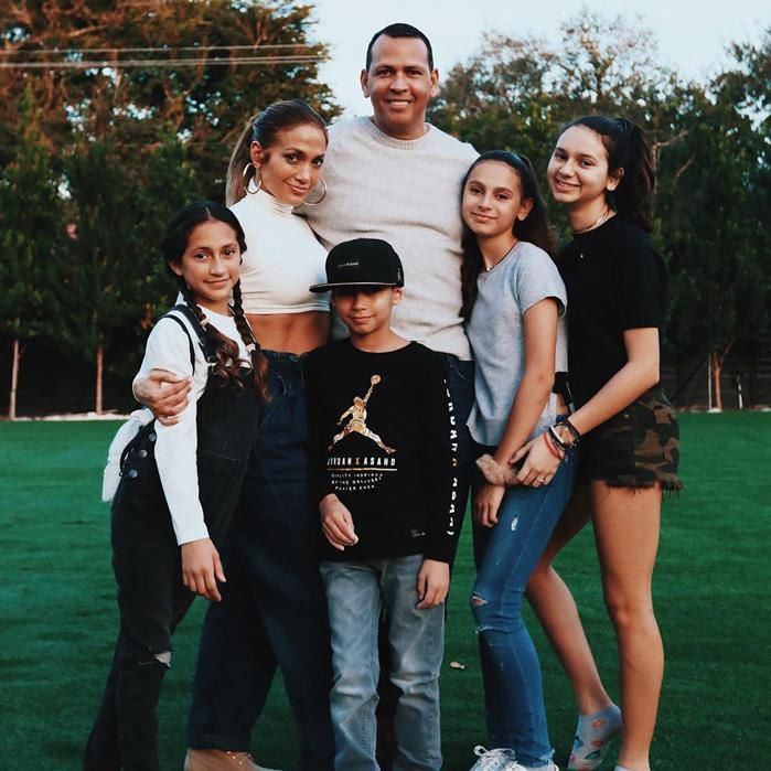 JLo and A Rod family