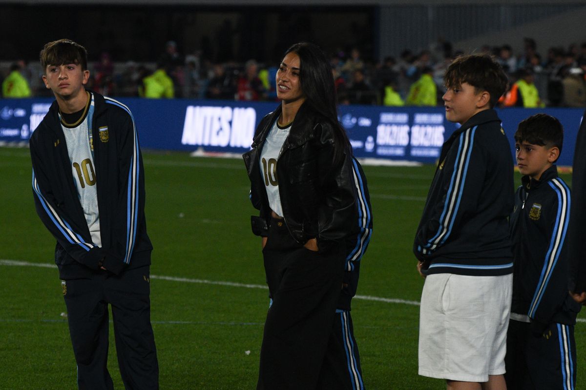Messi's family during the match between Argentina and Benin on 6 October 2026 in Buenos Aires (Argentina). 