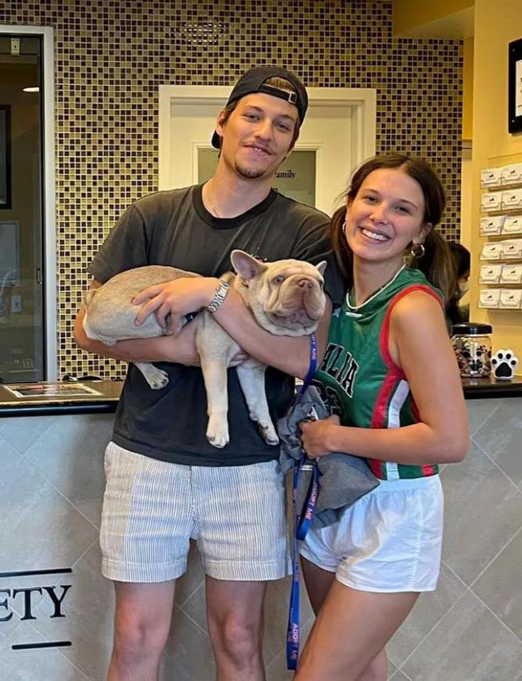 Millie Bobby Brown and Jake Bongiovi 