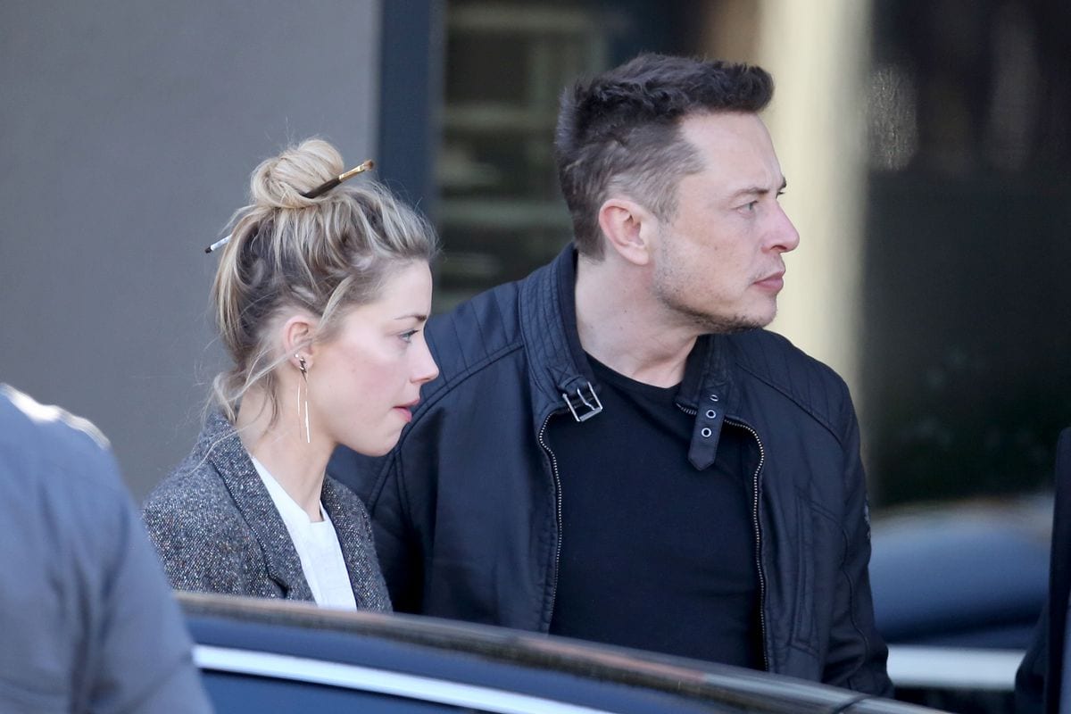 Amber Heard and Elon Musk in 2017