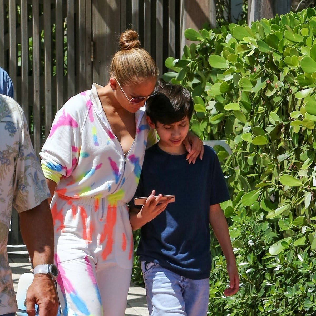 Jennifer Lopez, Emme Maribel Muniz, Maximilian David Muniz