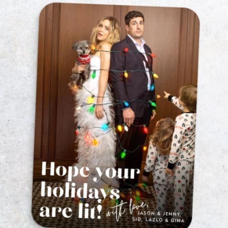 Jason Biggs Christmas card