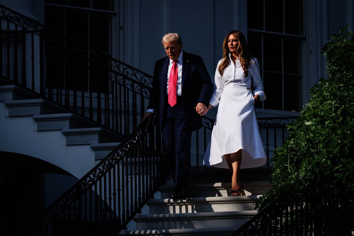 Melania Trump Wows in Refined Americana Look for July 4th 2025