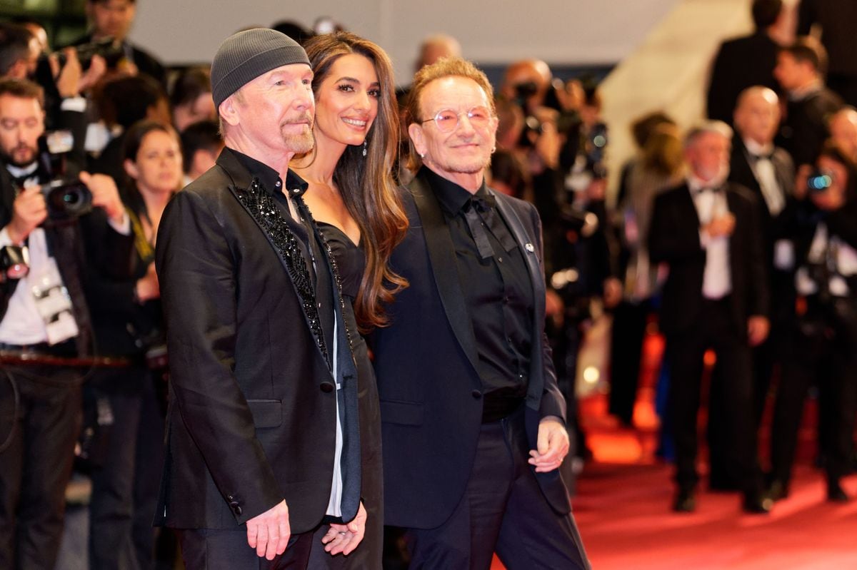 Bono, Amal Clooney and The Edge
