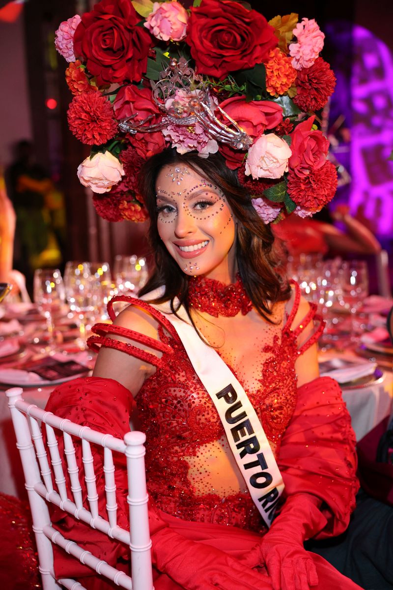 Miss Puerto Rico Jennifer Colón Alvarado attends the Miss Universe Catrinas Gala at Antiguo Colegio de las Vizcainas. (Photo by Yamak Perea/Eyepix Group/LightRocket via Getty Images)