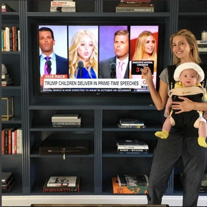 Ivanka and Theo took the time out to praise the Trump siblings for their speeches during the RNC.
<br>
Photo: Instagram/@ivankatrump