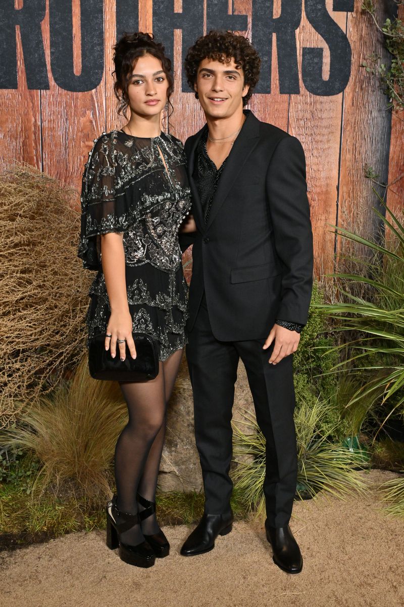 Vida McConaughey joined her family at the Los Angeles premiere of “Brothers,” stepping out in an embellished black mini dress with sheer tights and platform Mary Janes.