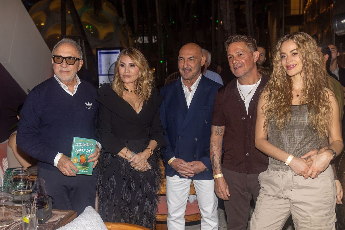 Alejandro Sanz and Candela Marquez light up Miami at friend Loren Ridinger’s book launch