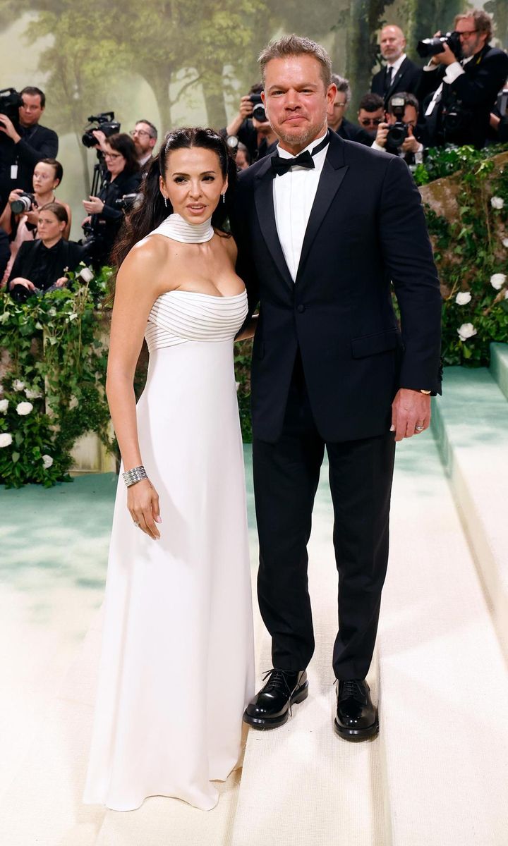 Luciana Damon and Matt Damon