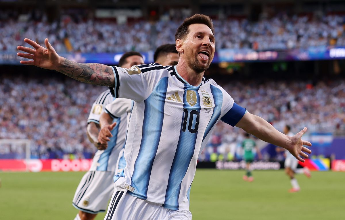 Yesterday, Messi scored his first World Cup hat-trick