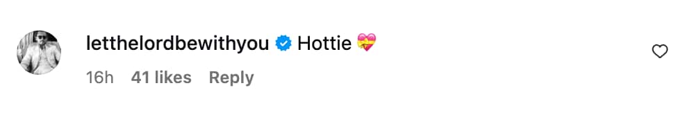 Scott has left flirty comments in the past