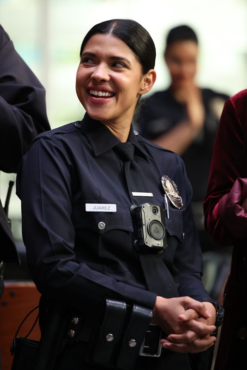 THE ROOKIE - Double Trouble - When Dim goes missing, Officer Chen and Sergeant Bradford, along with the CIA, set out to find him and enlist the help of Juicy. (TUESDAY, MARCH 21 
8:00-9:00 p.m.), on ABC. (Raymond Liu/ABC via Getty Images)
LISSETH CHAVEZ