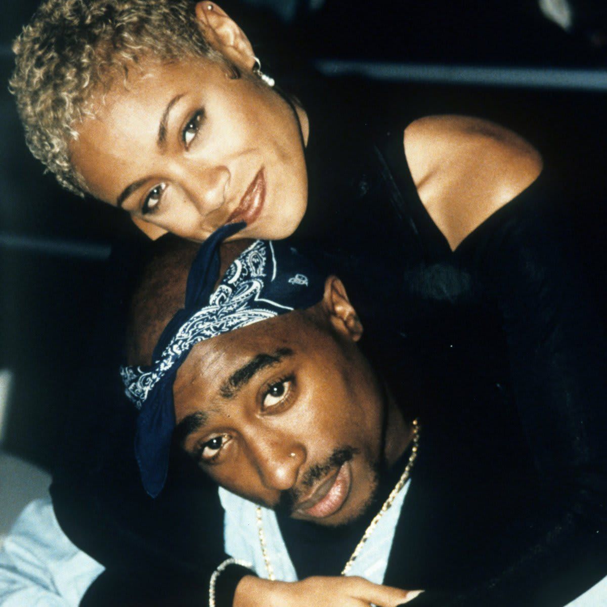Tupac Shakur and Jada Pinkett Smith