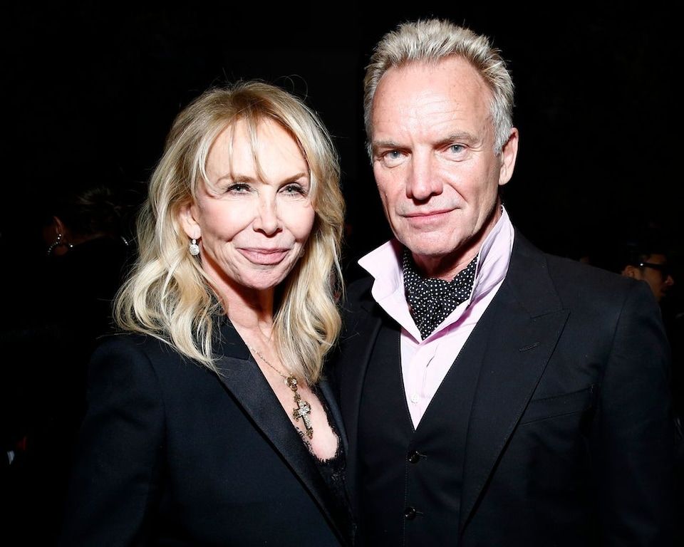 Trudie Styler and Sting