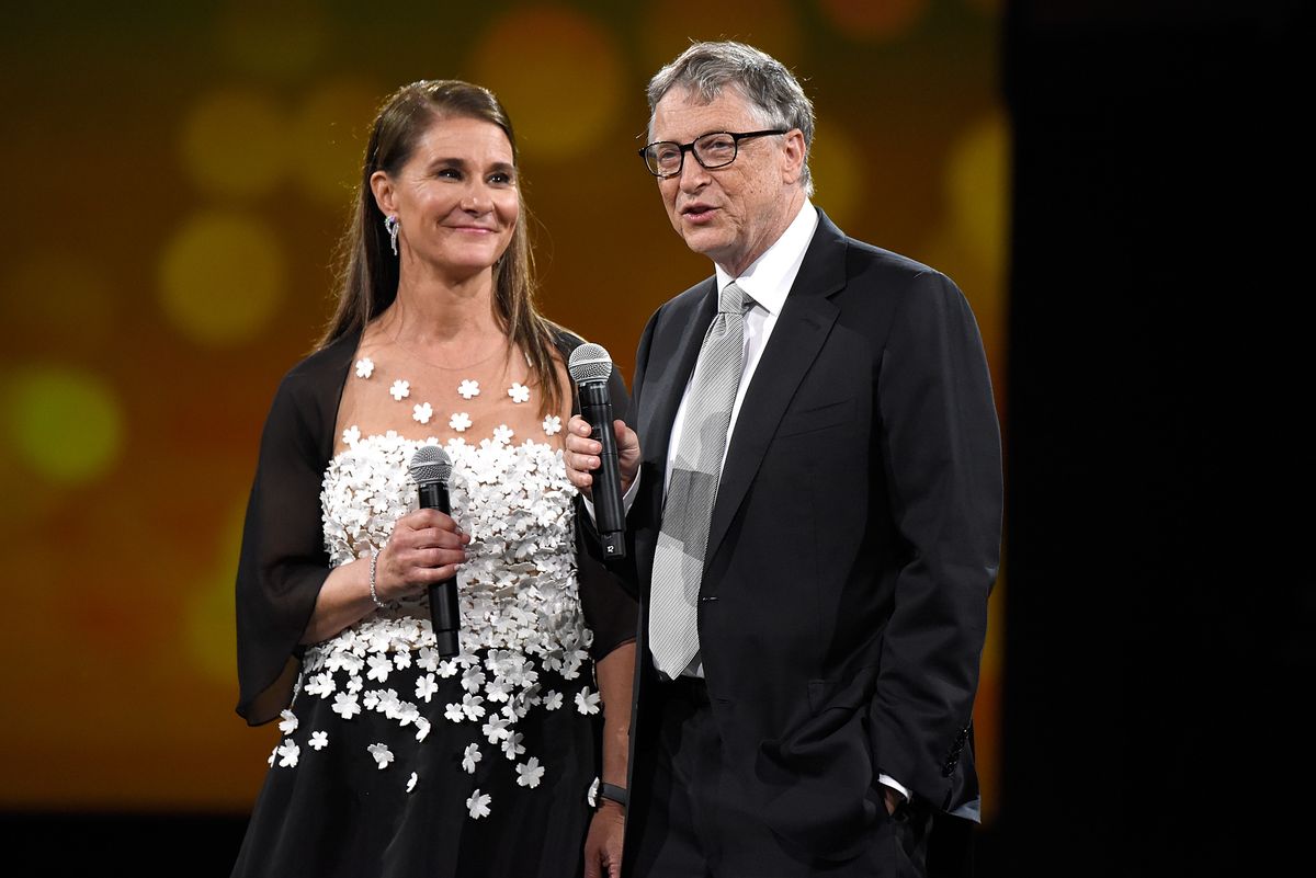  Melinda Gates and Bill Gates 