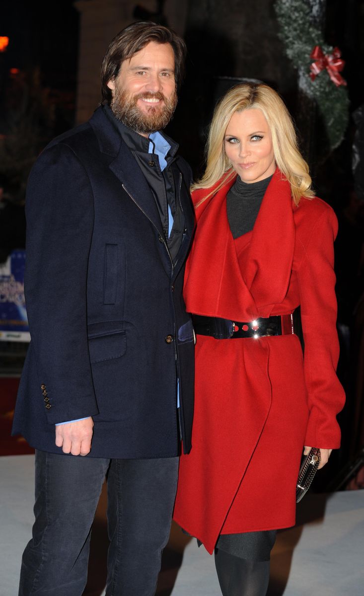 She attended the wedding when she was dating Jim Carrey