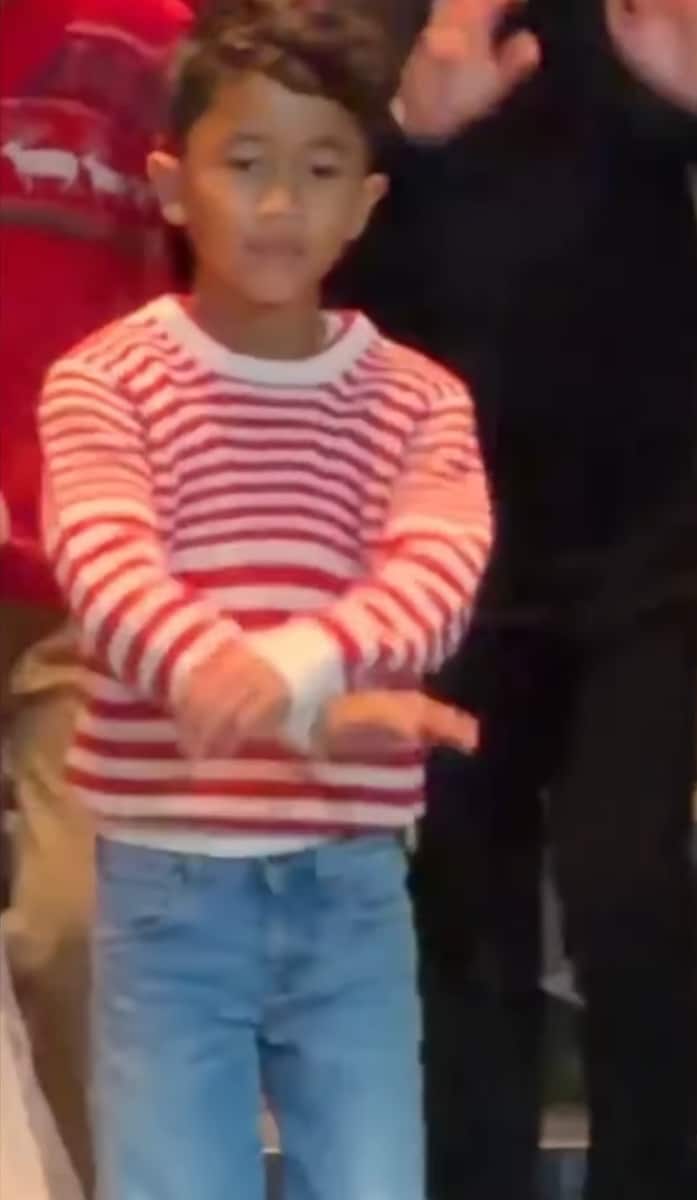 Miles Teigen is John's mini-mi 