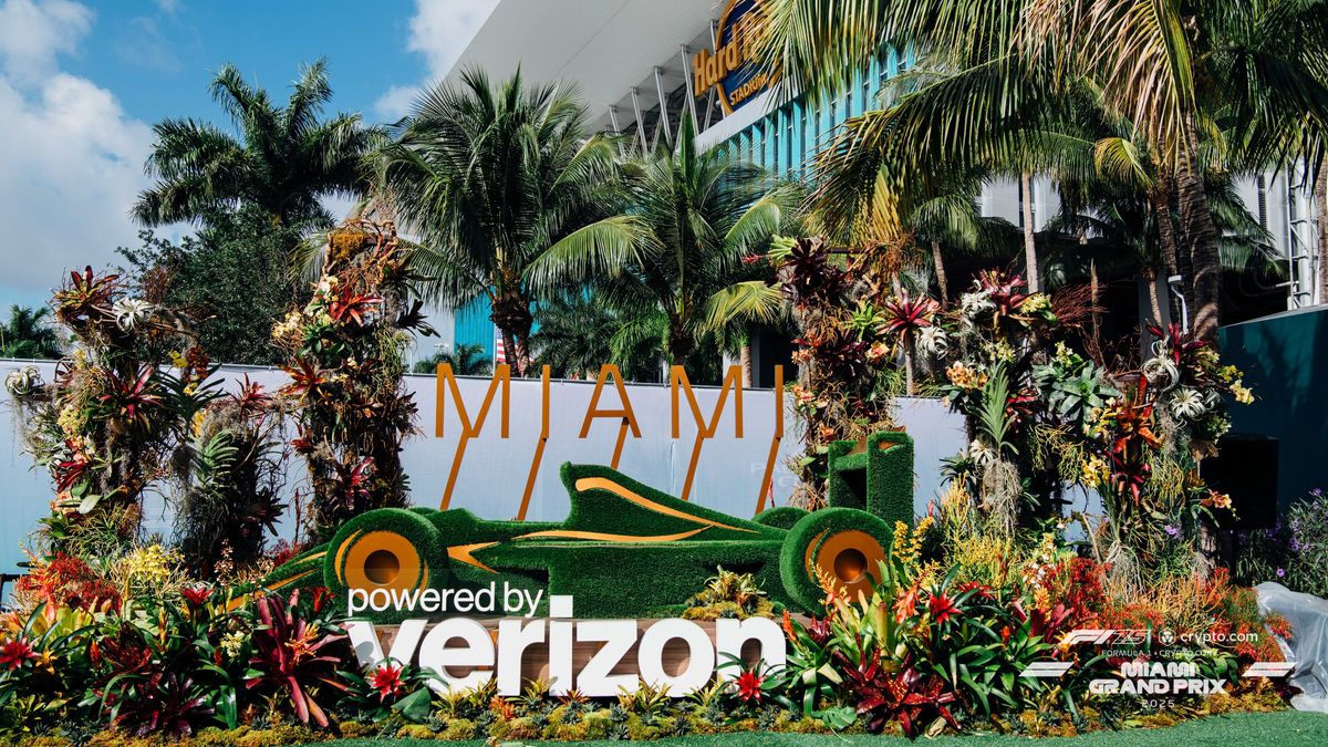 Garden Grass Car in the Paddock Club during the F1 Miami Grand Prix on Thursday, May 1, 2025 in Miami Gardens, Fla. (Spencer Ostrander/F1 Miami GP)