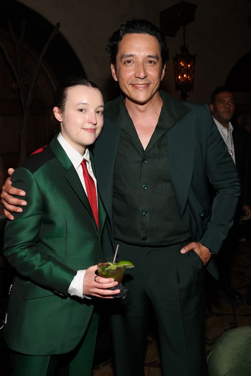 Bella Ramsey and Gabriel Luna at the after party for the Los Angeles Premiere Of HBO Original Series "The Last Of Us" Season 2 on March 24, 2025 in Hollywood