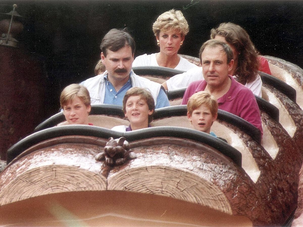 Princess Diana and kids at Disney World