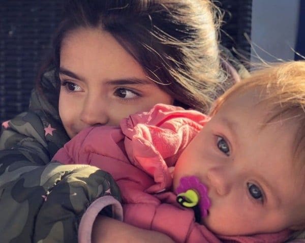 Aitana Derbez with niece Kailani