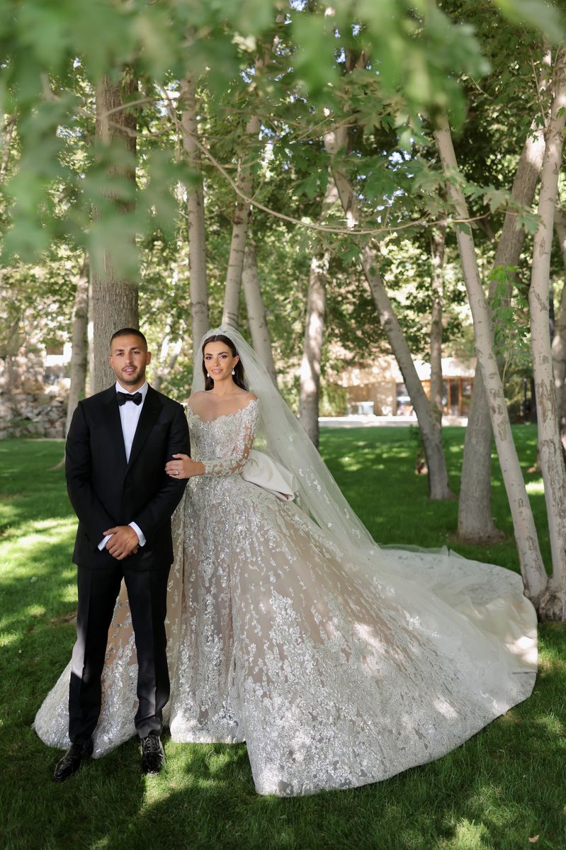 Elie Saab’s son marries his fiancée in a stunning celebration attended by top model Nieves Álvarez