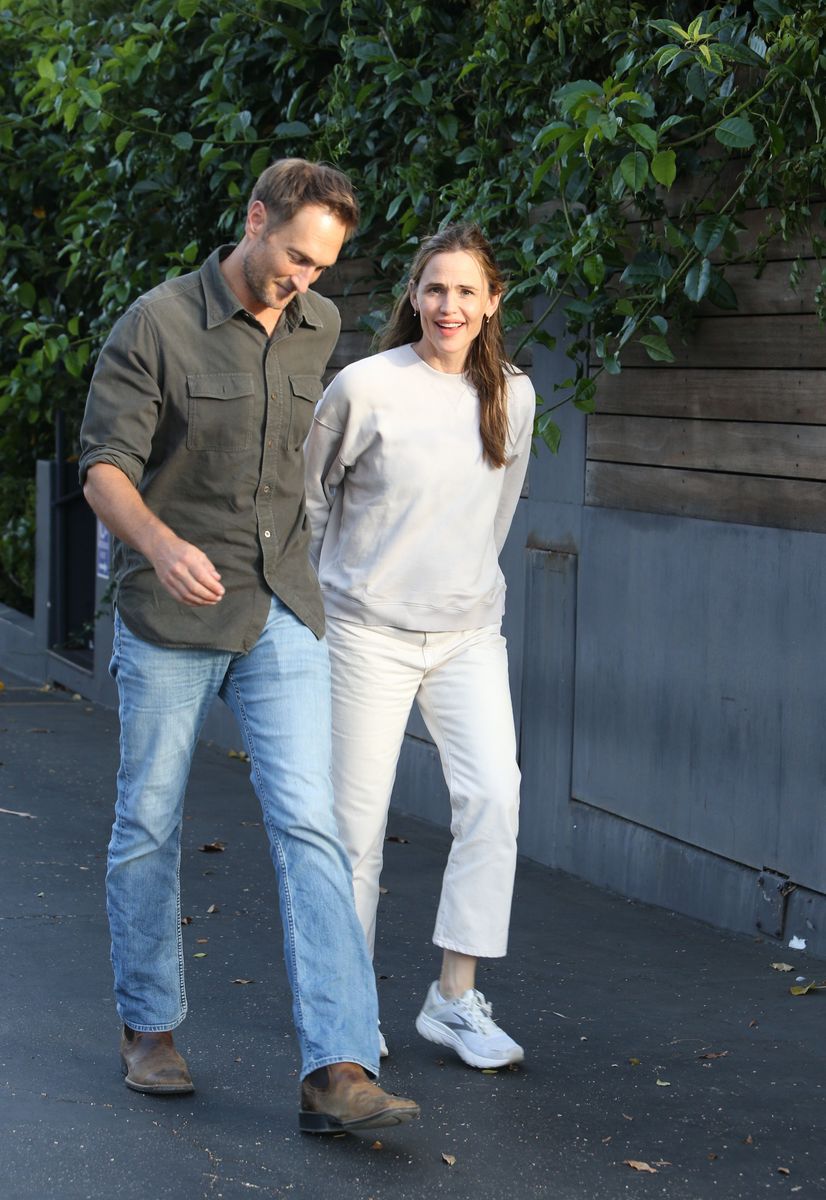 Jennifer Garner was all smiles as she stepped out with longtime boyfriend John Miller for a rare date night in Santa Monica.