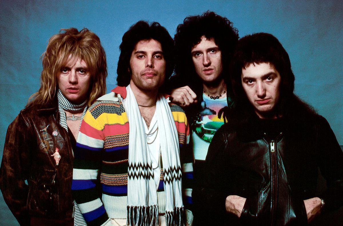 A group portrait of Queen
