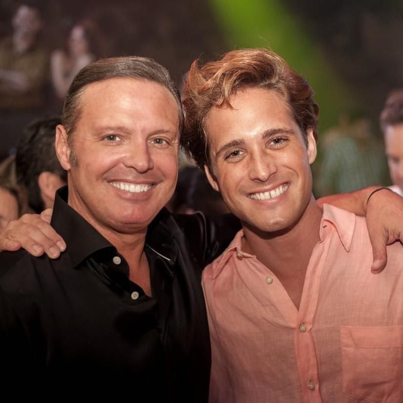 Diego Boneta and Luis Miguel
