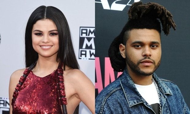 Selena and The Weeknd were photographed kissing earlier this month.
Photos: Getty Images