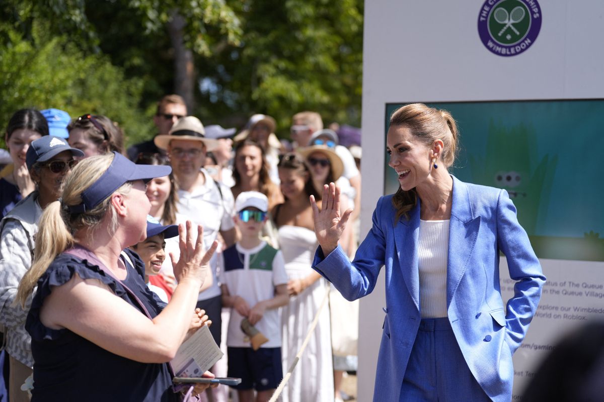 Kate Middleton arrives at Wimbledon for her first appearance at the 2026 Championships.