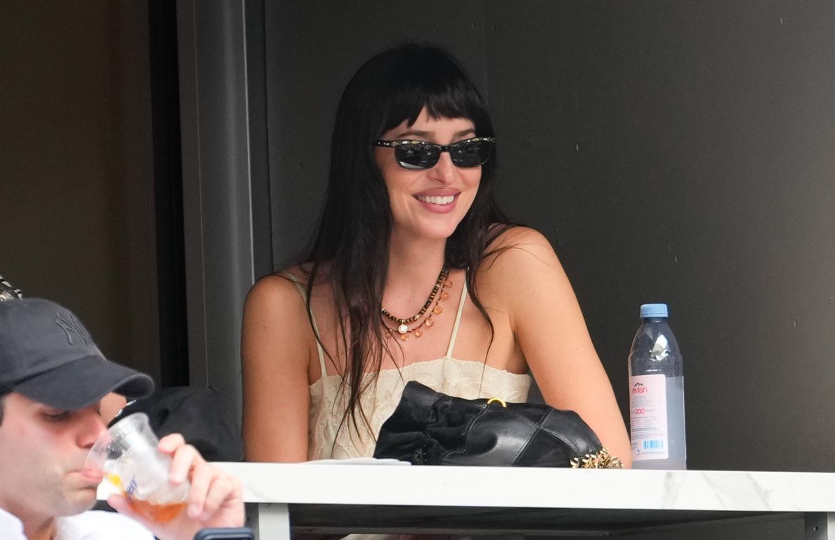 NEW YORK, NY - SEPTEMBER 13: Dakota Johnson attends day 15 of the 2026 US Open Tennis Championships on September 13, 2026 in New York City.  (Photo by XNY/Star Max/GC Images) 