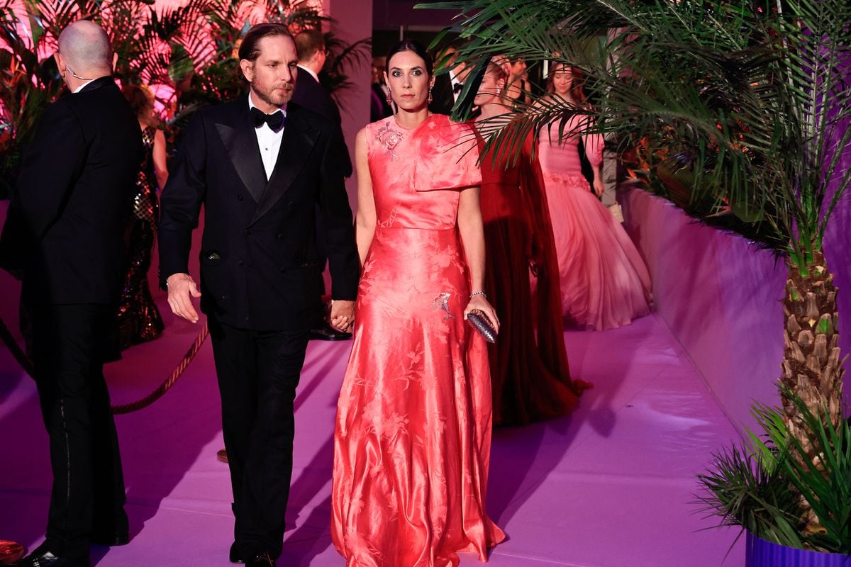 Andrea Casiraghi and his wife Tatiana Santo Domingo 