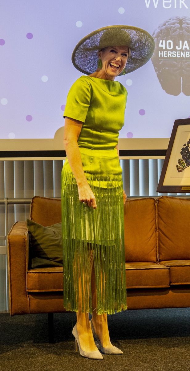 Queen Maxima attended a gathering to mark the fortieth anniversary of the Netherlands Brain Bank (NHB).